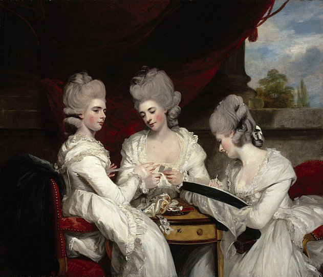 'The Ladies Waldegrave', Sir Joshua Reynolds, 1780. National Gallery of Scotland NG 2171. Oil on canvas.